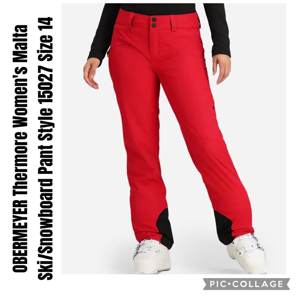 OBERMEYER Thermore Women's Malta Ski/Snowboard Pant Style 15027 Size 14